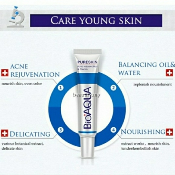 BioAqua Pure Skin Acne Removal Cream - Picture 2 of 6
